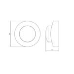 INT. PED. TONDO BIANCO - FAI FABB.TRANC.ELETT. 0237/BI