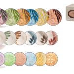 SET 18PZ STW H&H NEW JUNGLE 6 FONDI , 6 PIANI , 6 FRUTTA - PEO 1547100