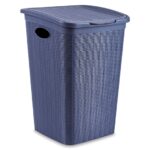 PORTA BIANCHERIA ELEGANCE 50 LITRI MOD. 3861117 BLUE NAVY - PENGO SPA 3861117