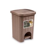 PATTUMIERA ELEGANCE RATTAN 6 LITRI TORTORA - PENGO SPA 3861312
