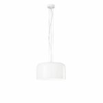 SOSPENSIONE GIBUS BIANCA 1XE27 35X35X150CM - FEU IGIBUSS35BCO
