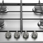 INDESIT THP 642 IX Piano cottura a gas, INOX, 4 fuochi, Comandi frontali - INDESIT THP642IX/I
