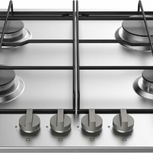 INDESIT THP 642 IX Piano cottura a gas, INOX, 4 fuochi, Comandi frontali - INDESIT THP642IX/I