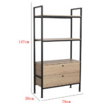 LIBRERIA HAMILTON 2MENSOLE + 2CASSETTI - DI.MO COMMERCIALE S.P.A. 49556