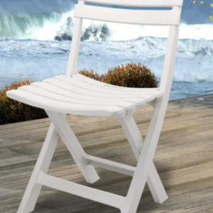 SEDIA BIANCA PIEGHEVOLE IN PLASTICA 099999322005 - ZANGRILLO 099999322005