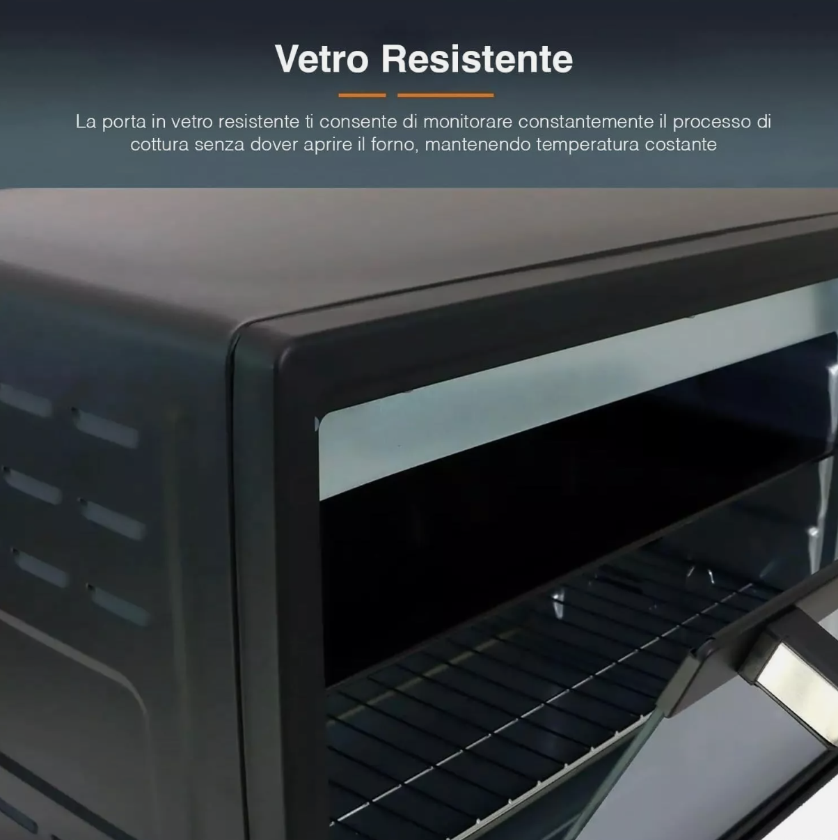 DCG FORNO 80LT VENTILATO LUCE 25 MB9880 - DCG MB9880