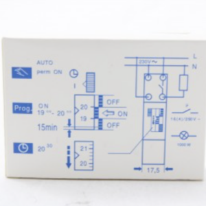 GECA TIMER MEC.1MOD DIN LOGIC160 - GEC LOGIC160