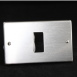 PLACCA ALLUM. ANODIZZ. 1 FORO FG11101 - FAG FG11101