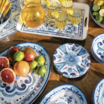 VASSOIO OVALE GRANDE BLUES GUZZINI 28191352 50x36xh3 cm LAVABILE IN LAVASTOVIGLIE - GUZ 28191352