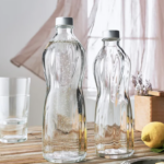 BOTTIGLIA VETRO TRASPARENTE MODELLO AQUA DA LT0,75 - PEO 1201808
