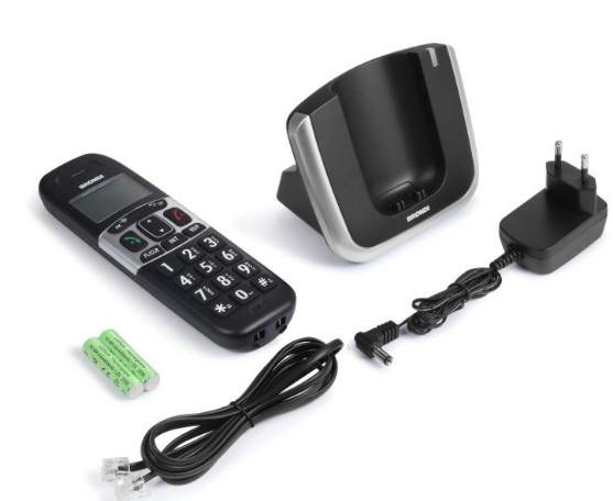 BRONDI BRAVO PLATINO TELEFONO CORDLESS - BRO BRAVO/PLATINUM/BK/SI