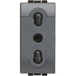 living int - presa 2p+t 10/16a bipasso - TIC L4180