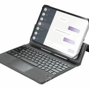 Keyboard Case - Tablet fino a 11'' Custodia universale per Tablet fino a 11'' con tastiera wireless integrata - CMI KEYBOARDCASETABK