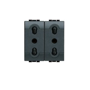 living int - presa duplex bipasso 10/16a - TIC L4180/2