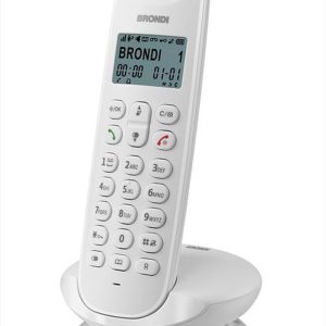 BRONDI TELEFONO CORDLESS LOTUS/BIANCO - BRO LOTUS/BIANCO