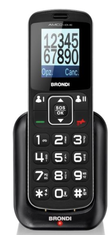 BRONDI CORDLESS AMICO HOME NERO - BRO AMICO/HOME/NERO