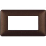 matix - placca 4p marrone caffe - TIC AM4804TGG