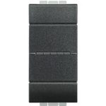 ll - pulsante ax 1p no 10a 1m antracite - TIC L4055N