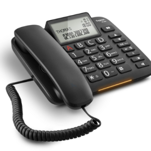 GIGASET TELEFONO FISSO NERO DL380 - SIS DL380/BK