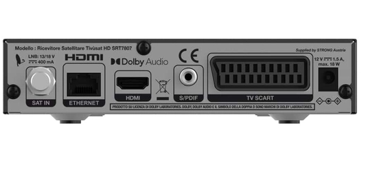 STRONG DECODER SATELLITARE SRT7807TIVU - STG SRT7807TIVU
