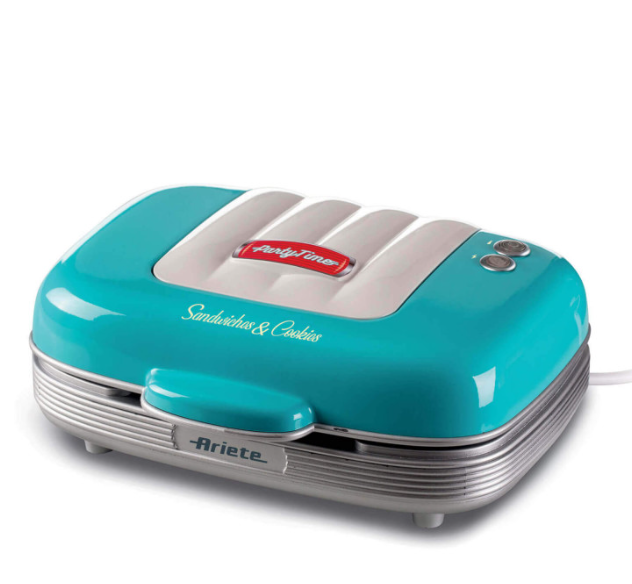 ARIETE PIASTRA ELETTRICA PER MUFFIN, DONUTS E SANDWICHES CELESTE - AR2 1972