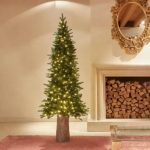 ALBERO DI NATALE PINO SLIM VERDE ENA AA01903 CM180h 406 RAMI diametro 71 - ENA AA01903