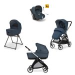 INGLESINA SYSTEM 4 ELECTA HUDSON BLUE RECLINABILE - ING SYS/QUATT/ELECTA/HDB