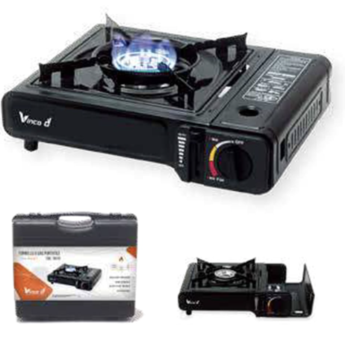 VINCO FORNELLO GAS CON VALIGETTA 2,1KW 76013 - VNO 76013