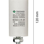 CONDENSATORE X MOTORI MONOFASE 80.00MF - VEA MG8800