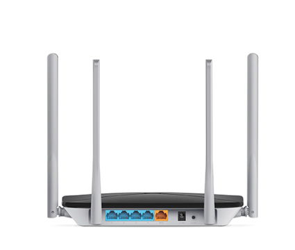 ROUTER WIRELESS DUAL BAND AC1200 WI FI FINO A 1200MBPS CON 4 ANTENNE COPERTURA ESTESA COPPOLA VINCENZO SRL NAPOLI - FOC AC12