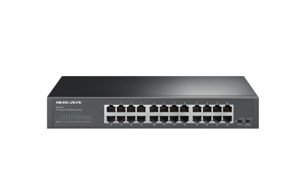 SWITCH DESKTOP/RACKMOUNT 24 PORTE GIGABIT - FOC MS124GS