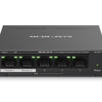 SWITCH DESKTOP 5 PORTE GIGABIT DI CUI 4 POE+ - FOC MS105GP
