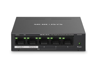 SWITCH DESKTOP 5 PORTE GIGABIT DI CUI 4 POE+ - FOC MS105GP
