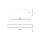 AFFRALUX 917P APPLIQUE LED 6W 3000K 200X155 - AFF 917P